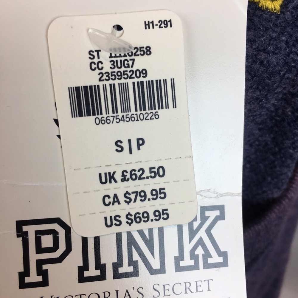 Victoria’s Secret Pink Michigan Crop Sweatshirt - Picture 6 of 8